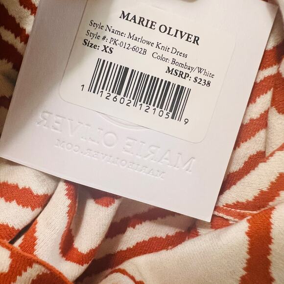 Marie Oliver Marlowe Striped knit Sleeveless Dress Size XS NWT - Picture 5 of 11